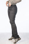 Smooth 5-Pocket Jeans, Black, original image number 2